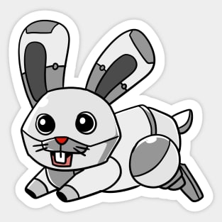 Robot Rabbit Sticker